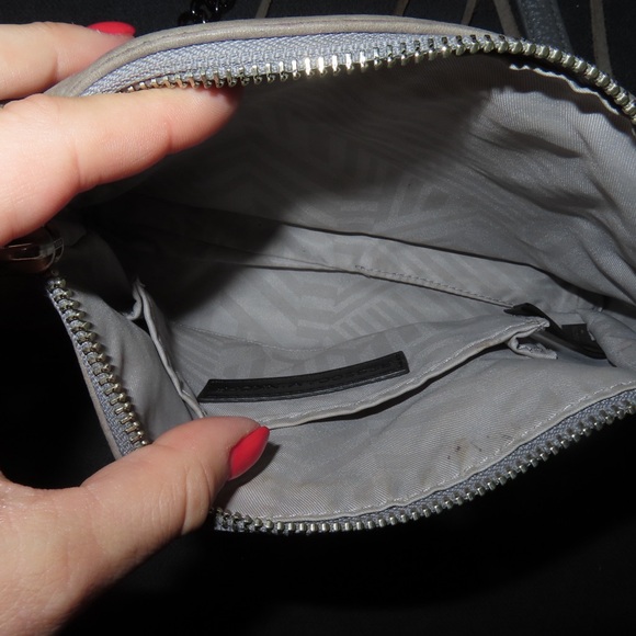 Rebecca Minkoff Gray Crossbody Bag with Chain Strap and Tassels - Picture 6 of 6